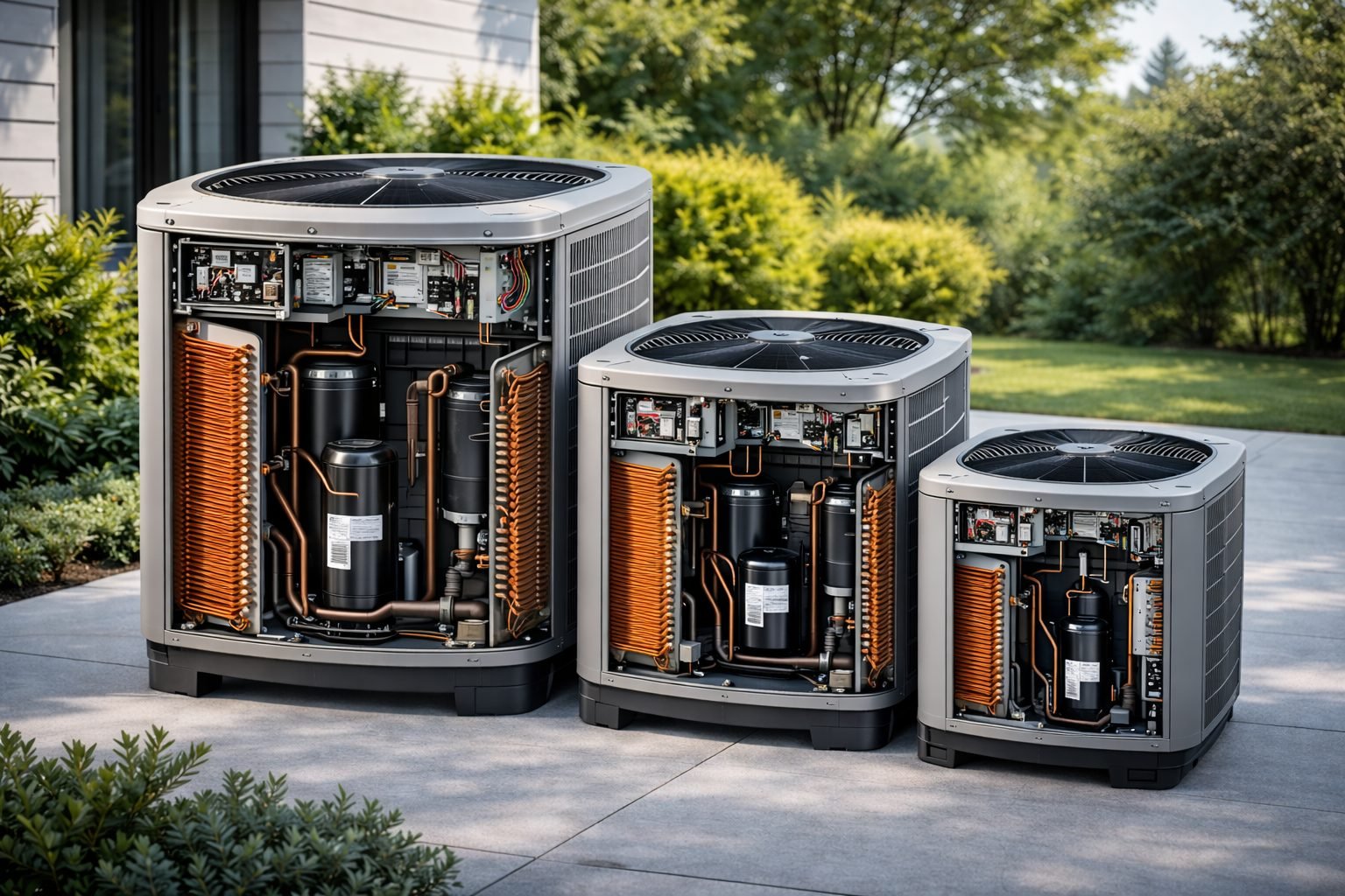 Air-cooled condenser coil for HVAC and refrigeration