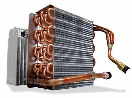 Evaporator coil for direct expansion cooling systems