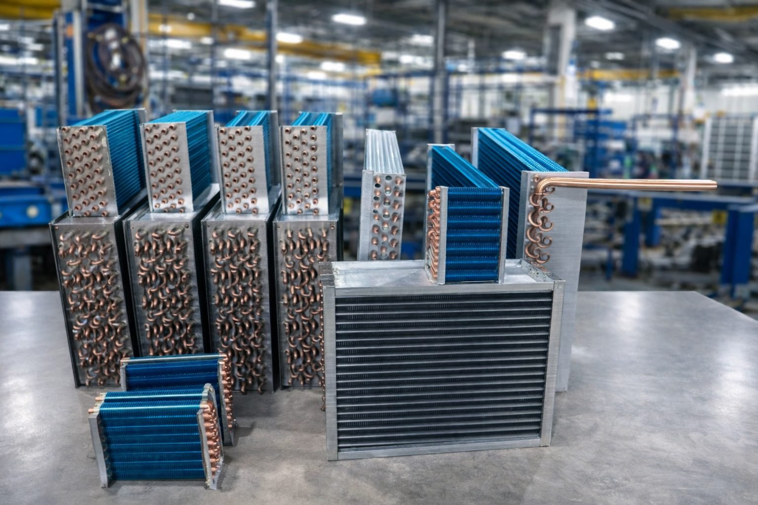 AGH heat exchanger and cooling coil manufacturing facility in Delhi NCR